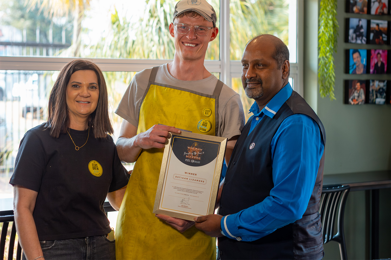 Barista 25 Winner Big Check